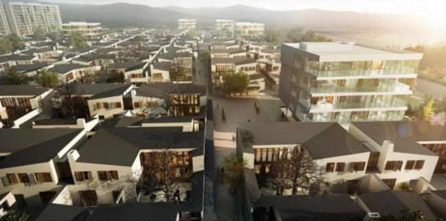 Sketchup规划模型|中心区规划，住宅规划，民居规划，现代风格