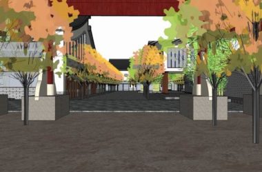 Sketchup规划模型|住宅规划，民居规划，古典风格-BIM建筑网