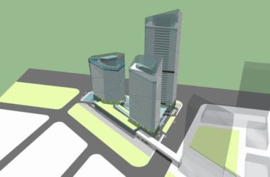 Sketchup规划模型|广场室外展场，规划布置，现代风格-BIM建筑网