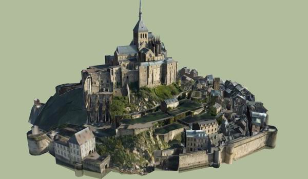 Sketchup规划模型|城堡小镇，规划，古典风格