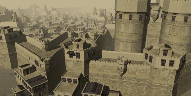 Sketchup规划模型|阿拉伯城市规划，古典阿拉伯风格