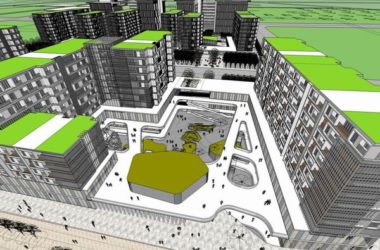 Sketchup规划模型|高档住宅规划，现代风格，7+11层-BIM建筑网