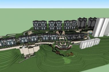 Sketchup规划模型|多层住宅小区，规划，现代风格-BIM建筑网