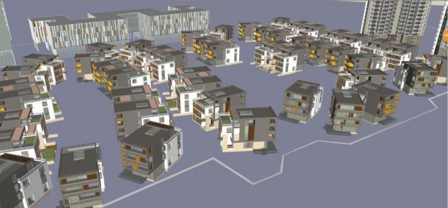 Sketchup别墅模型|别墅，花园洋房，现代风格