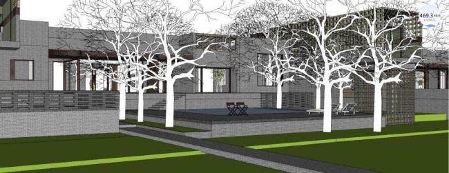 Sketchup别墅模型|别墅，新中式风格