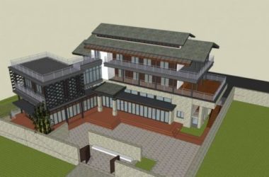 Sketchup别墅模型|独栋别墅，多层住宅，居住建筑，新中式风格-BIM建筑网