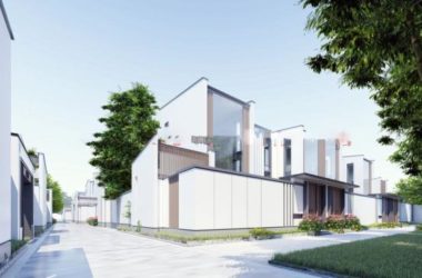 Sketchup别墅模型|别墅，新中式风格-BIM建筑网