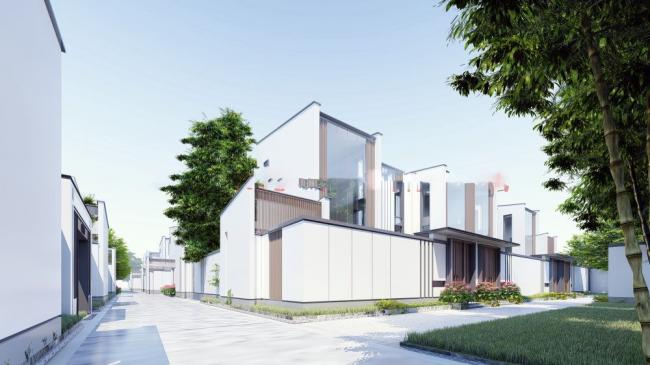 Sketchup别墅模型|别墅，新中式风格