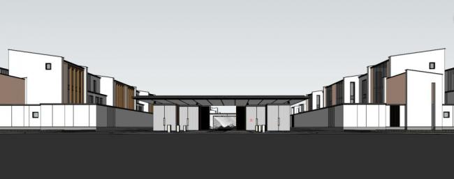 Sketchup别墅模型|别墅，新中式风格