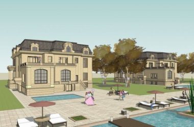 Sketchup别墅模型|独栋别墅，欧式，古典风格-BIM建筑网