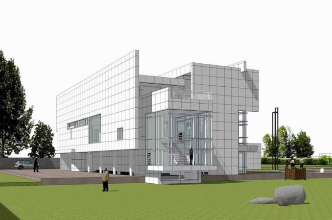 Sketchup别墅模型|独栋别墅，现代风格