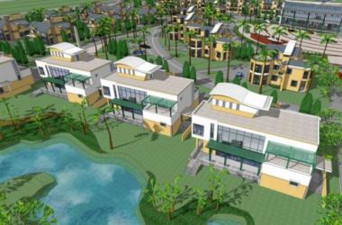 Sketchup别墅模型|新中式别墅区，别墅群-BIM建筑网