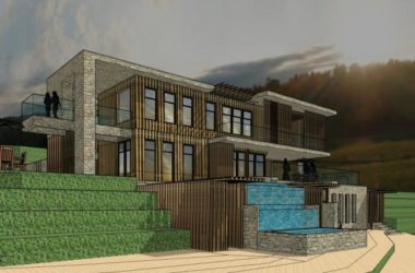 Sketchup别墅模型|山地别墅，多层，花园洋房，现代风格-BIM建筑网