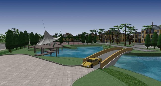 Sketchup别墅模型|多层花园洋房，居住建筑，酒店办公，联排别墅，欧式