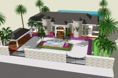 Sketchup别墅模型|独栋别墅,法式风格-BIM建筑网