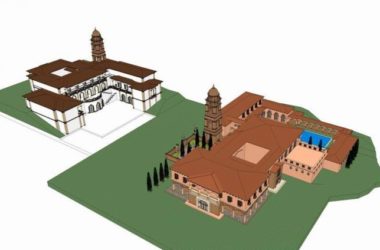 Sketchup别墅模型|独栋别墅,西班牙,古典风格,欧式-BIM建筑网