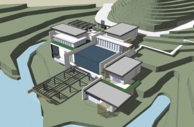 Sketchup别墅模型|山地别墅,独栋别墅,现代风格-BIM建筑网