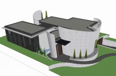 Sketchup别墅模型|独栋别墅,现代风格-BIM建筑网