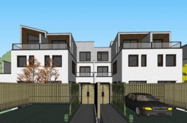 Sketchup别墅模型|联排别墅,现代风格-BIM建筑网