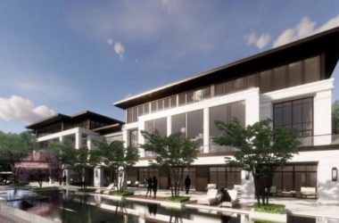 Sketchup别墅模型|联排别墅,新中式风格-BIM建筑网