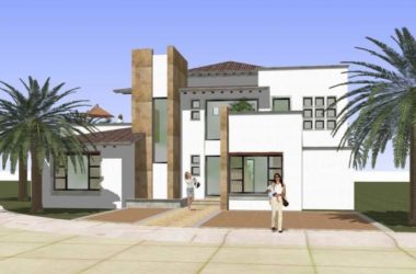 Sketchup别墅模型|独栋别墅,西班牙,地中海风格,古典-BIM建筑网