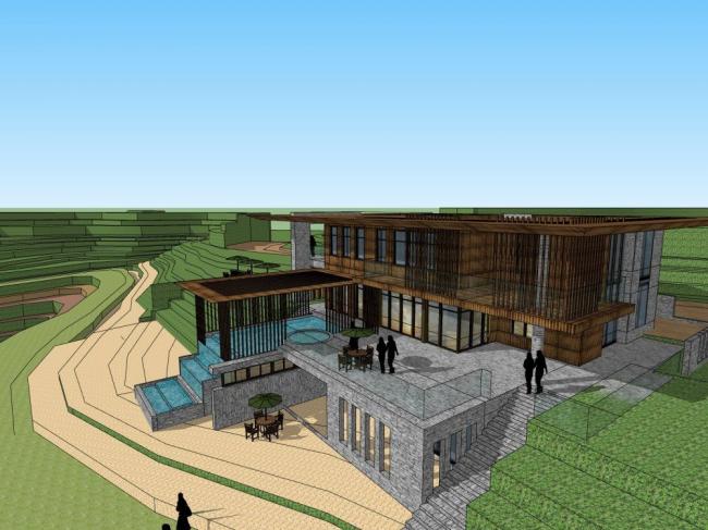 Sketchup别墅模型|联排别墅，别墅群，度假别墅，现代风格