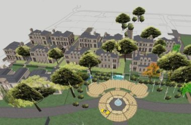 Sketchup别墅模型|独栋别墅,法式,古典风格,双拼别墅,别墅群-BIM建筑网