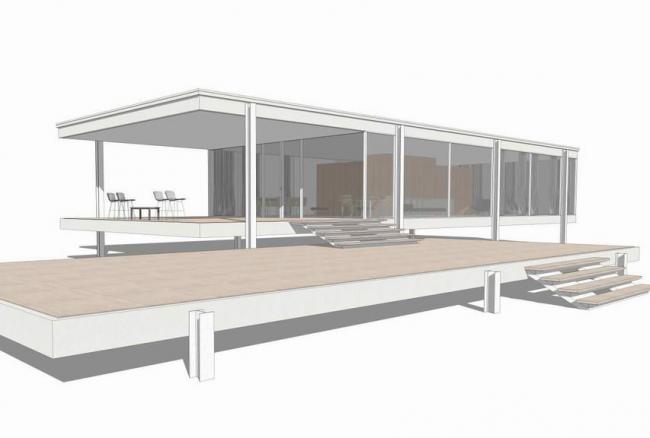 Sketchup别墅模型|独栋别墅，现代风格，lumion8官方宣传片