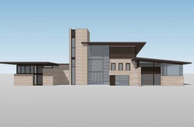 Sketchup别墅模型|独栋别墅,会所,新亚洲风格-BIM建筑网