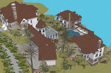 Sketchup别墅模型|山地别墅,法式风格,古典风格,花园洋房-BIM建筑网