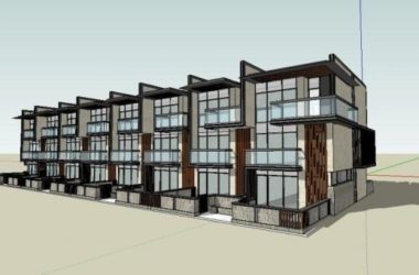 Sketchup别墅模型|联排别墅,现代风格-BIM建筑网