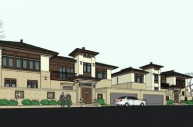 Sketchup别墅模型|双拼别墅,新中式风格,居住建筑-BIM建筑网
