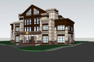 Sketchup别墅模型|独栋别墅,古典风格,居住建筑-BIM建筑网