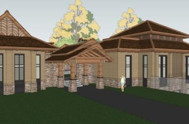 Sketchup别墅模型|多层山地住宅，别墅，院落，东南亚风格，景观设计，水景-BIM建筑网