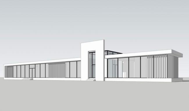 Sketchup别墅模型|独栋别墅，现代风格