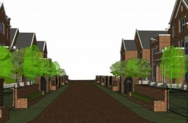 Sketchup别墅模型|英式风格，多层别墅群，居住建筑，双拼别墅，坡屋顶-BIM建筑网