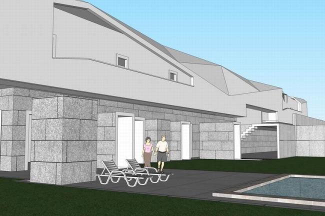 Sketchup别墅模型|独栋别墅，现代风格