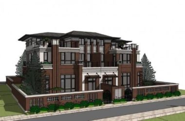 Sketchup别墅模型|新中式风格，双拼草原别墅-BIM建筑网