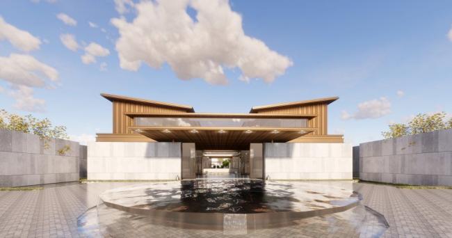 Sketchup别墅模型|联排别墅群，现代风格