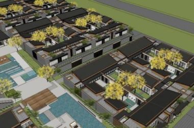 Sketchup别墅模型|联排别墅群,现代风格-BIM建筑网