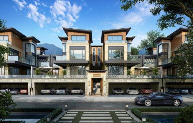 Sketchup别墅模型|独栋别墅，新中式风格