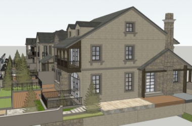 Sketchup别墅模型|独栋别墅群,法式新古典风格-BIM建筑网