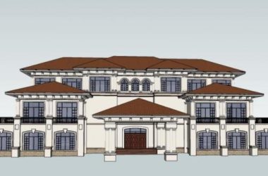 Sketchup别墅模型|多层别墅,西班牙风格,地中海风格-BIM建筑网