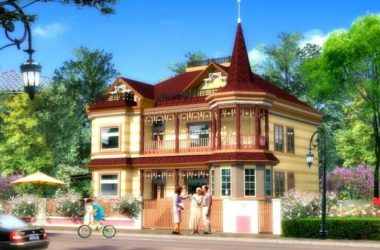 Sketchup别墅模型|独栋别墅,古典风格,俄式-BIM建筑网