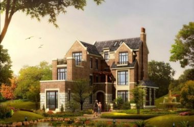 Sketchup别墅模型|镇江仙人湖别墅区项目,独栋别墅,古典风格-BIM建筑网