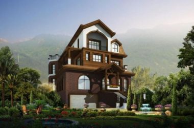 Sketchup别墅模型|独栋别墅,英式古典风格-BIM建筑网