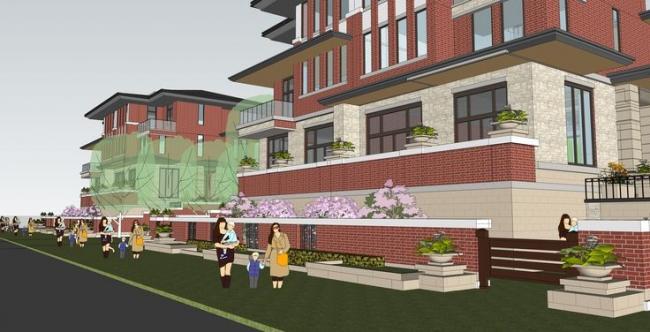 Sketchup别墅模型|并联式别墅，草原风格