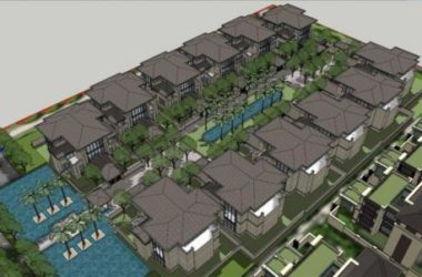 Sketchup别墅模型|简欧，高端商住区，联排别墅，ArtDeco风格-BIM建筑网