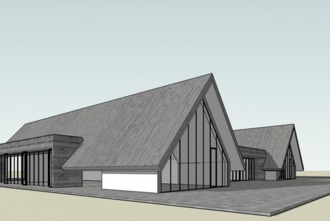 Sketchup别墅模型|小木屋，别墅，现代风格