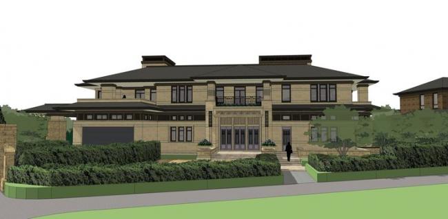 Sketchup别墅模型|叠拼别墅，田园法式古典风格